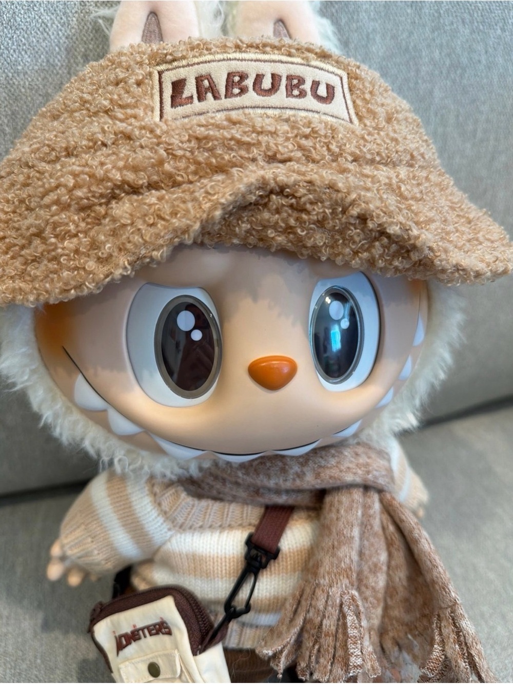POP MART DRESS BE LATTE LABUBU VINYL PLUSH DOLL